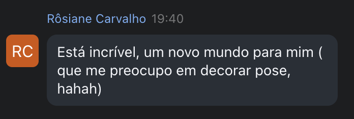 Depoimento Rôsiane Carvalho
